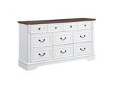 10 Drawer Chest White