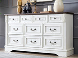 10 Drawer Chest White