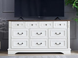 10 Drawer Chest White