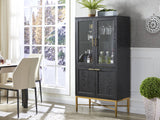 Wine Cabinet Black