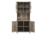 Wine Cabinet Grey Wash