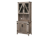 Wine Cabinet Grey Wash