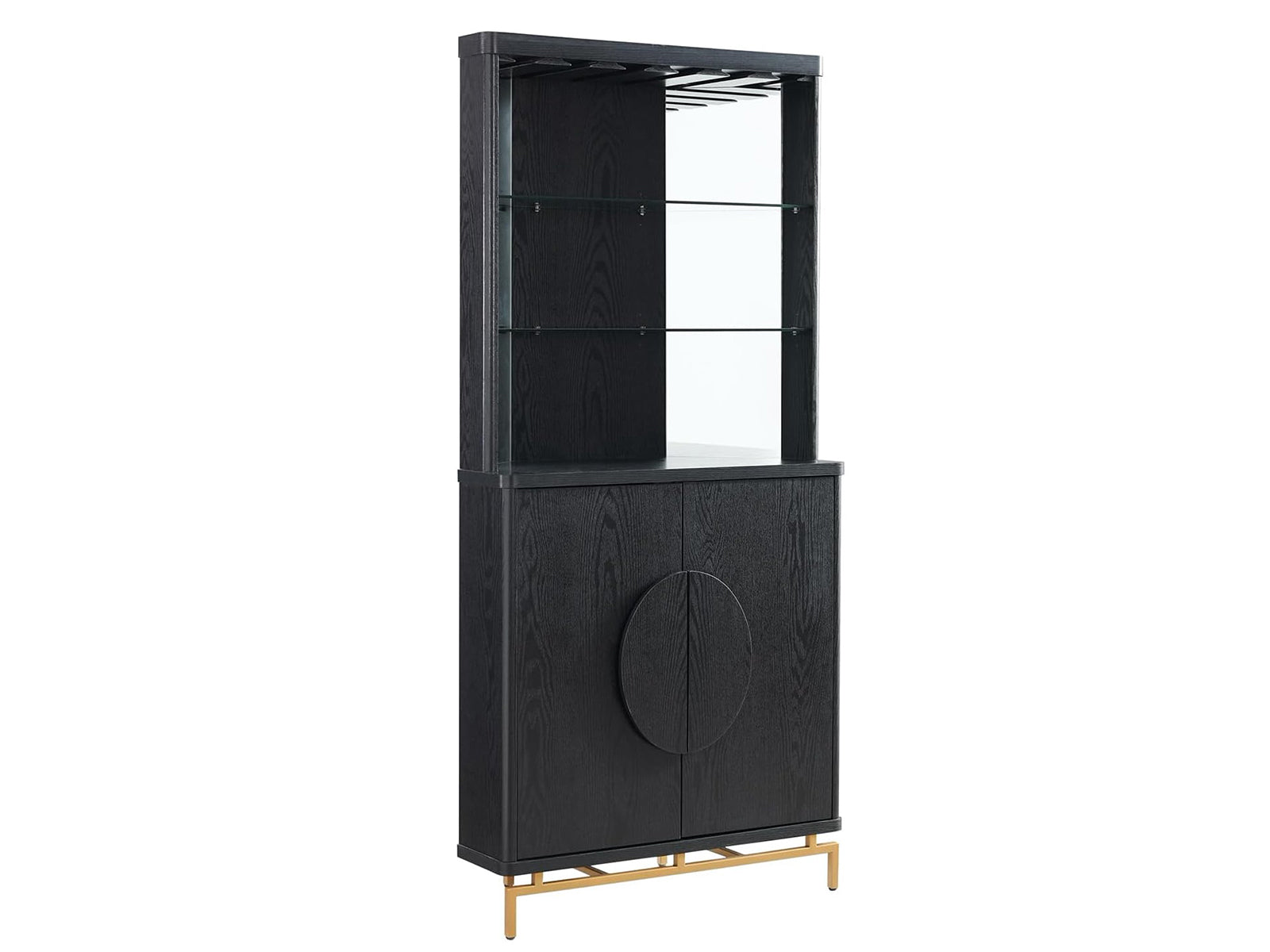Wine Cabinet Black