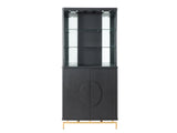 Wine Cabinet Black