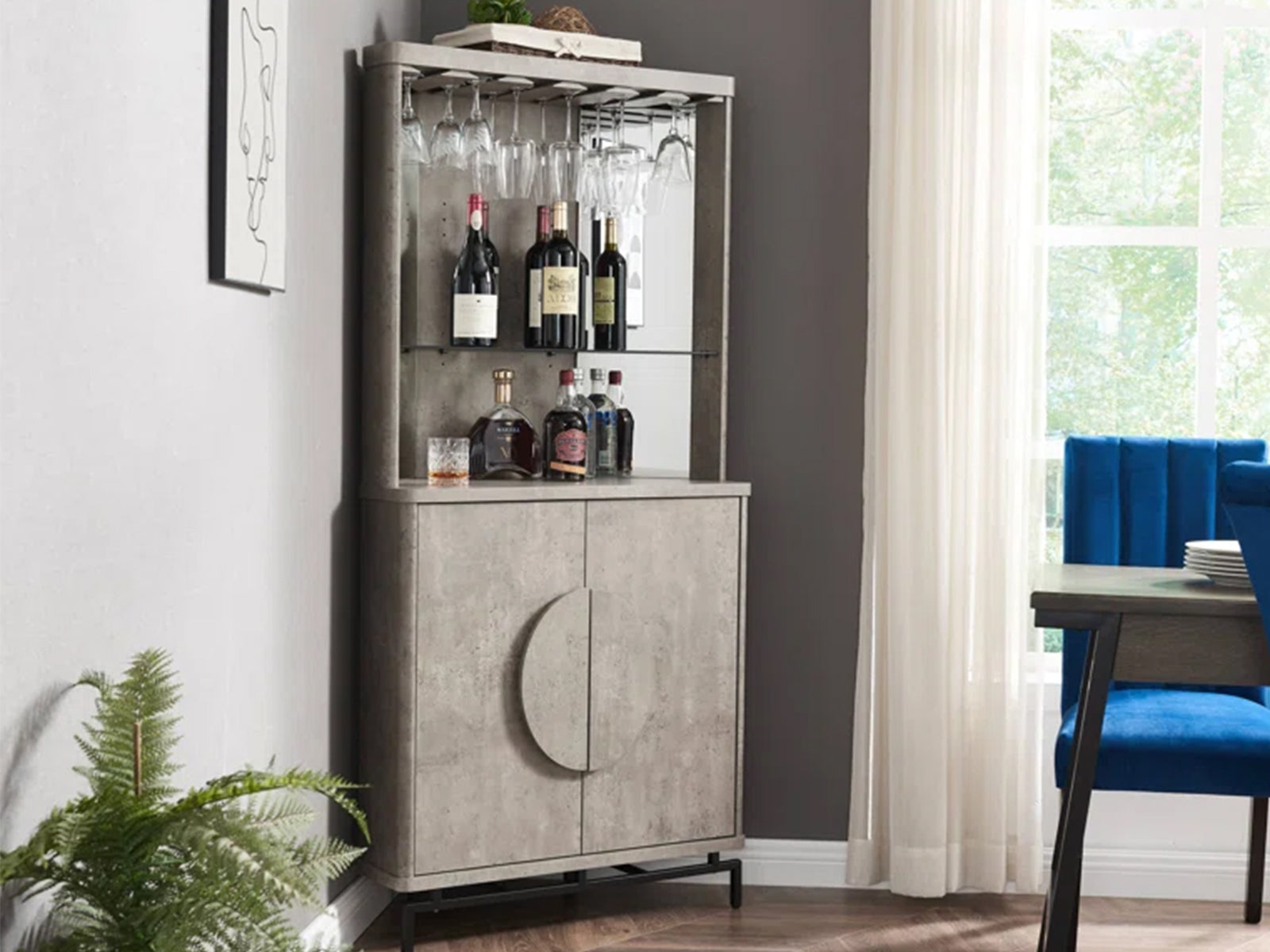 Wine Cabinet Concrete