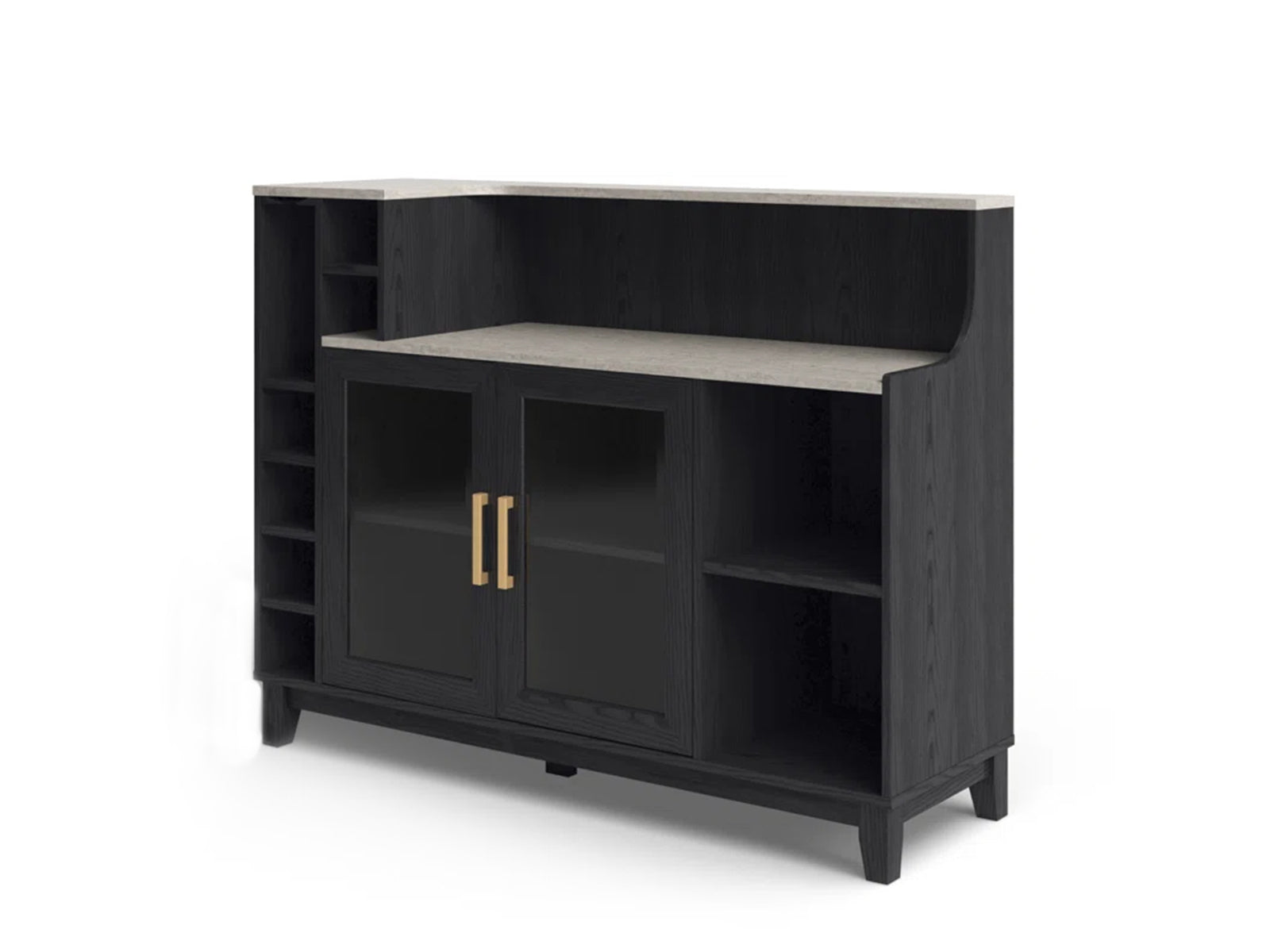 Wine Cabinet Black