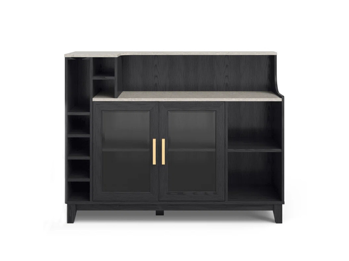 Wine Cabinet Black