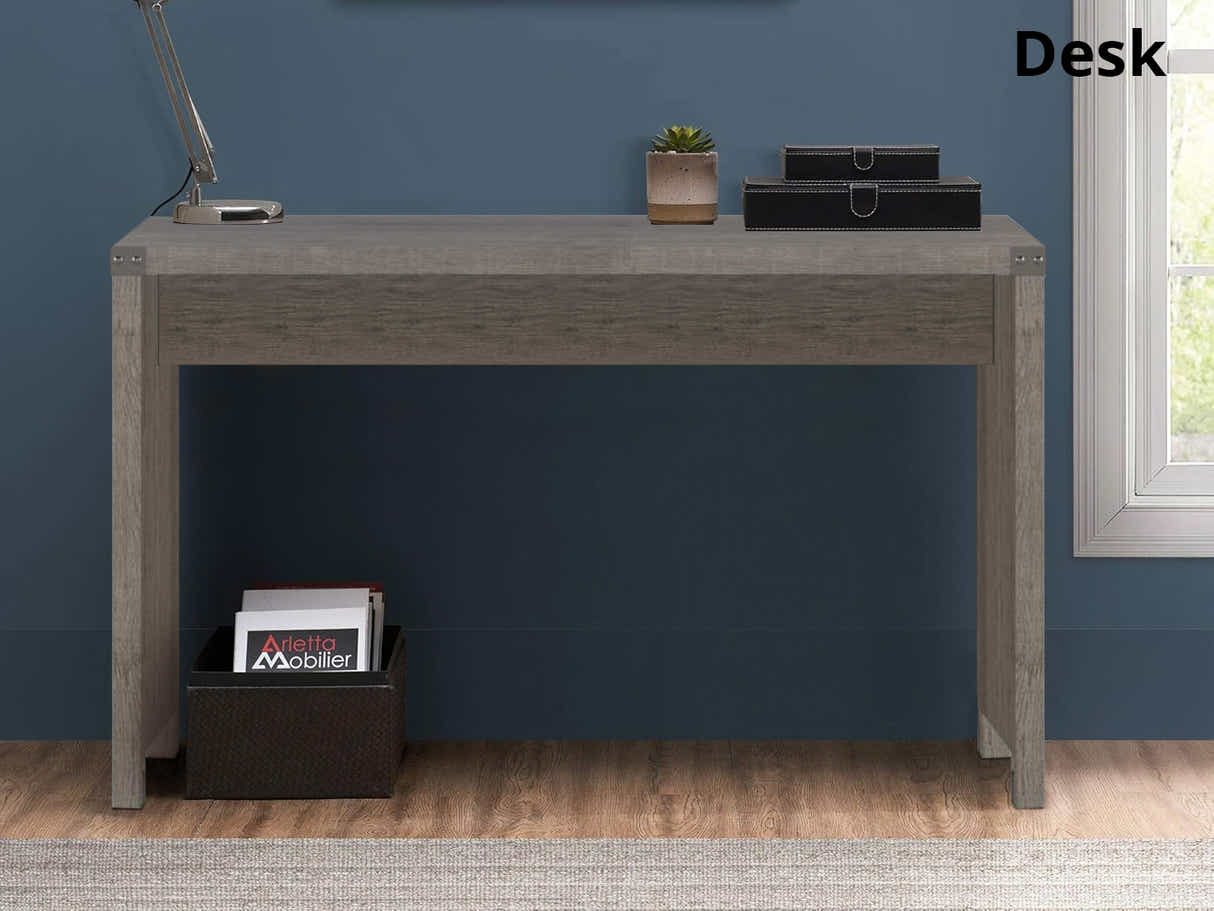 Grey Wooden Desk