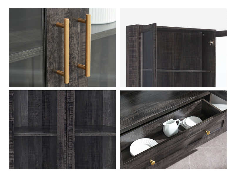 Display Cabinet Black