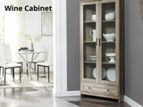 Wine Cabinet Grey