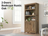 DS 2-Doors Bookcase Rustic Oak