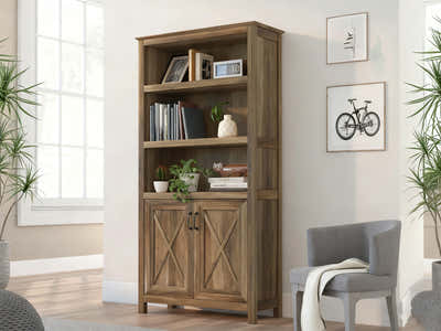 DS 2-Doors Bookcase Rustic Oak