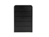 DS 5 Drawer Tallboy Black
