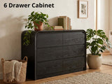 DS 6 Drawer Cabinet Black