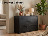 DS Kian 7-Drawer Cabinet - Black