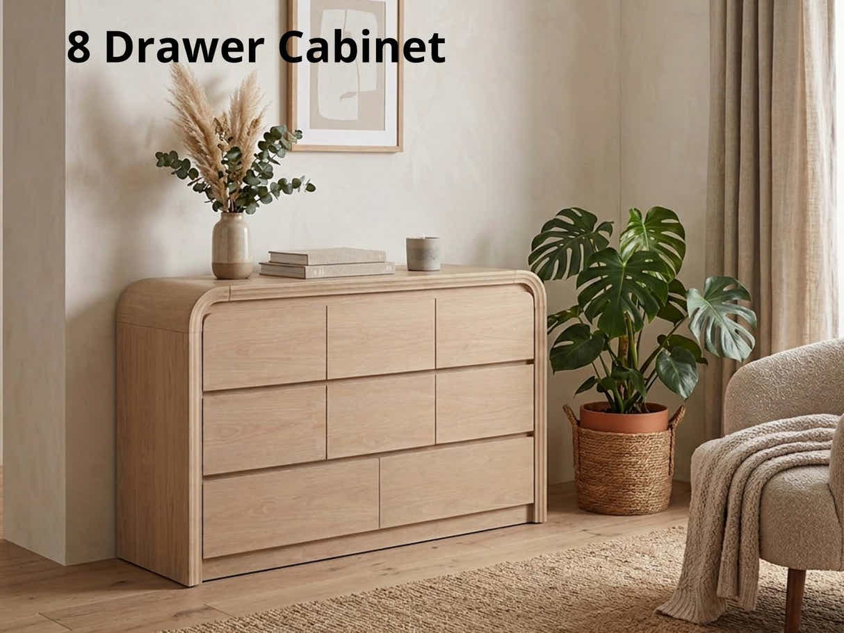 DS 8 Drawer Cabinet Original Wood
