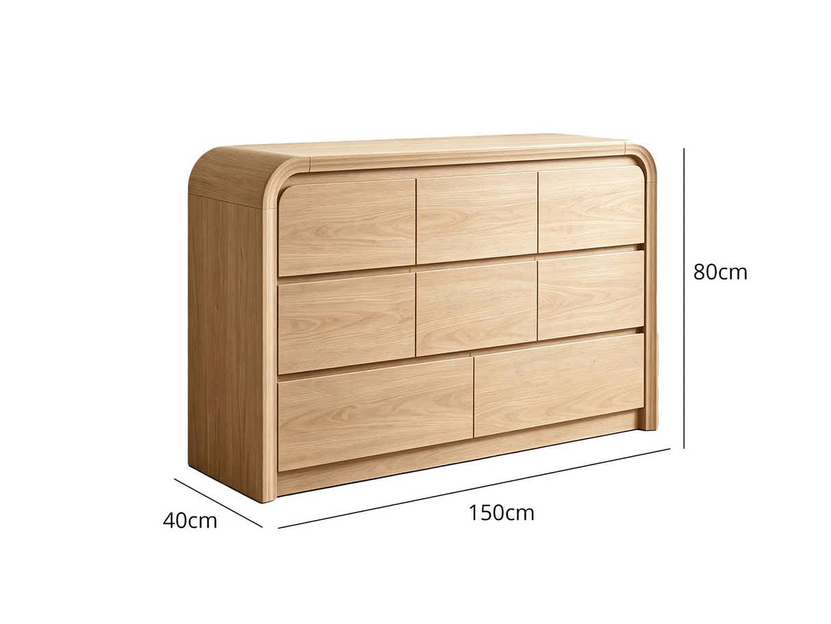 DS 8 Drawer Cabinet Original Wood