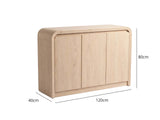 DS Olle 3-Door Buffet Storage Cabinet - Wood