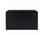 DS 4-Door Buffet Storage Cabinet Black