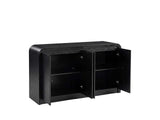 DS 4-Door Buffet Storage Cabinet Black