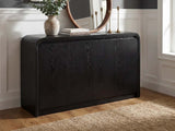 DS 4-Door Buffet Storage Cabinet Black