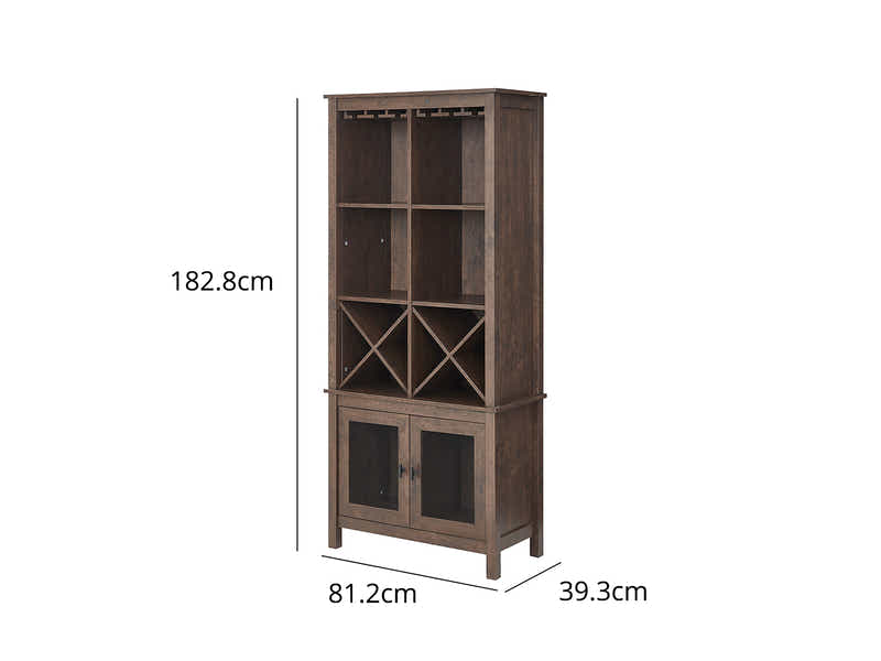 Mahogany Wine Cabinet