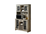 Grey Multifunctional Wine Cabinet