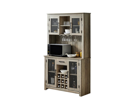 Grey Multifunctional Wine Cabinet