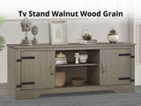 TV Stand - Walnut Wood Grain