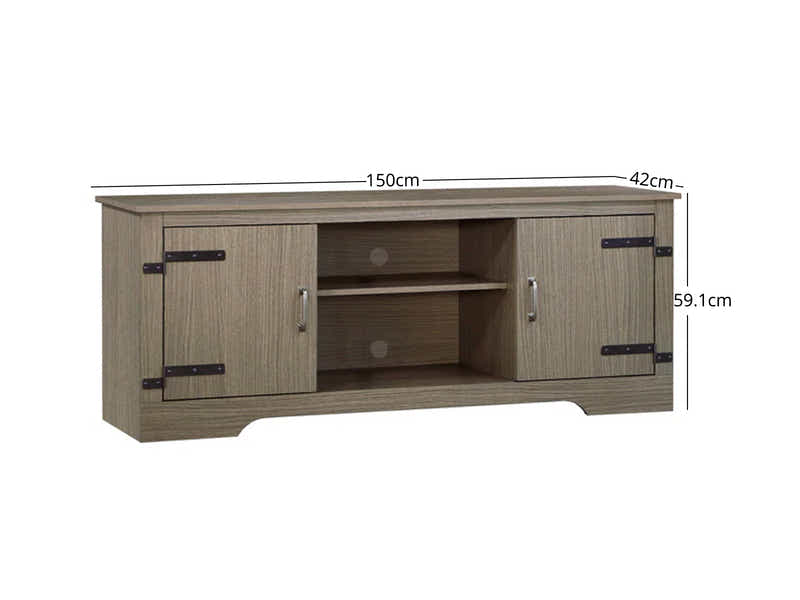 TV Stand - Walnut Wood Grain
