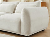 Modular Sofa Set with Ottoman - Beige