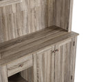 Wine Cabinet Oak Grey