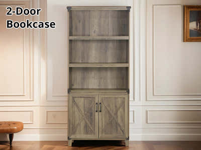 2-Door Bookcase
