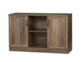 2-Door Sideboard Buffet Rustic Oak - 120 cm