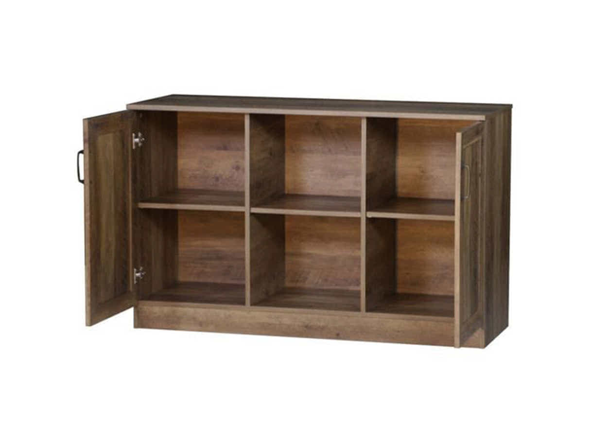 2-Door Sideboard Buffet Rustic Oak