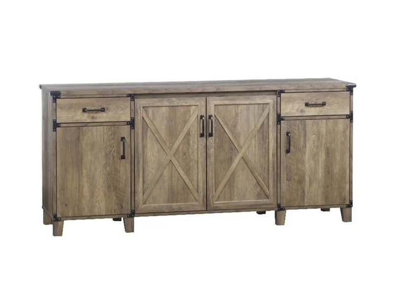 DS 4-Door Cabinet Rustic Oak