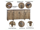 DS 4-Door Cabinet Rustic Oak
