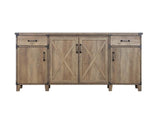 DS 4-Door Cabinet Rustic Oak