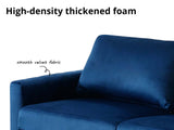 Velvet 3 Seater Sofa Navy Blue