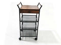 DS Dining Cart - Black & Walnut