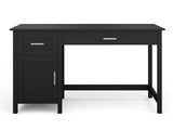 DS Home Office Desk with Storage Black