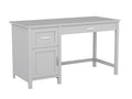 Home Office Desk with Storage - Grey