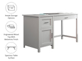 DS Home Office Desk with Storage Grey