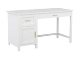 DS Home Office Desk with Storage White