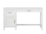 DS Home Office Desk with Storage White