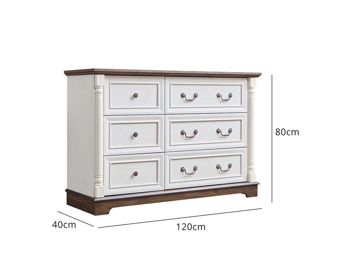 DS 6 Drawer Chest Zd603