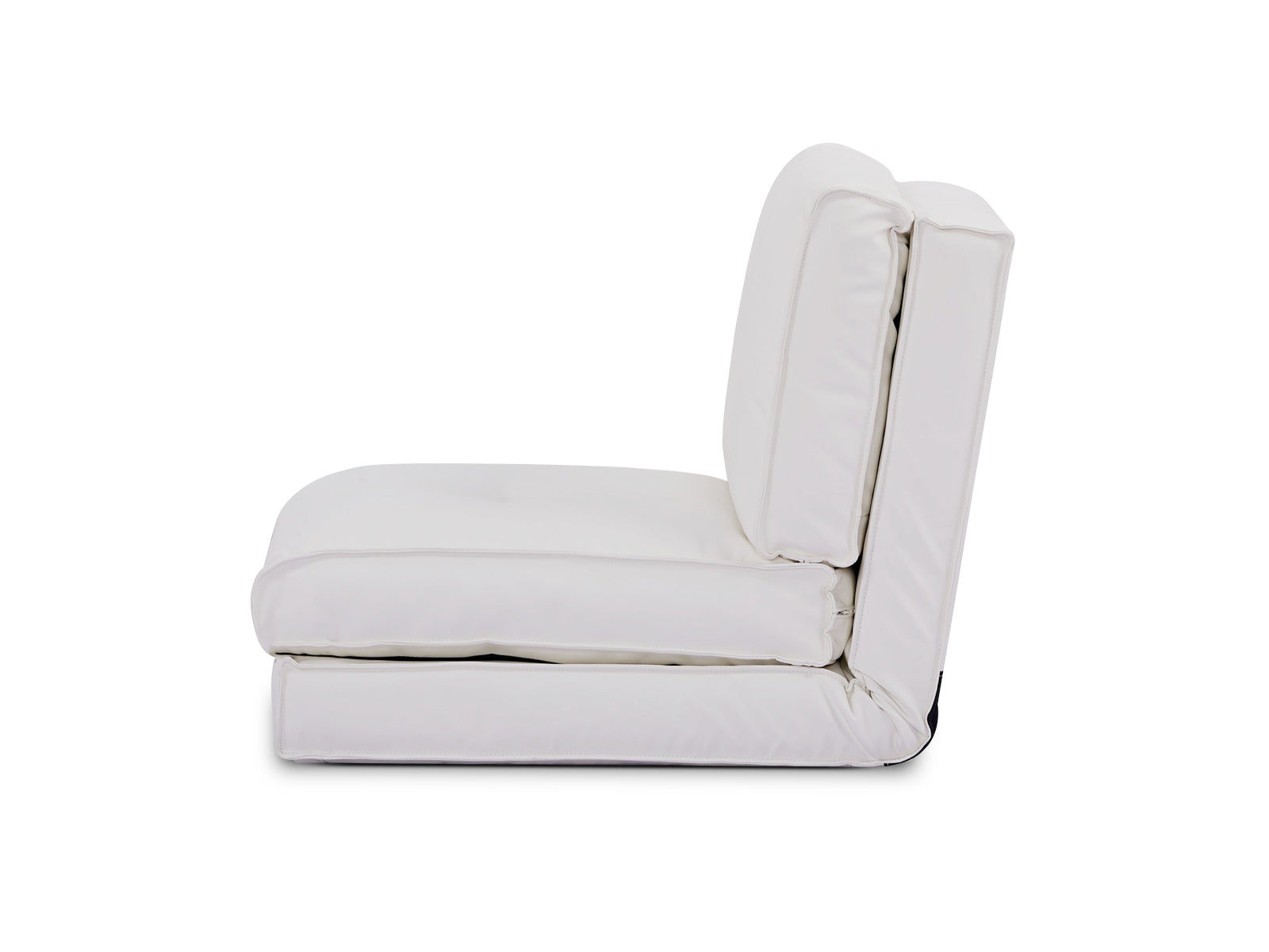 Single Sleeper Chair White