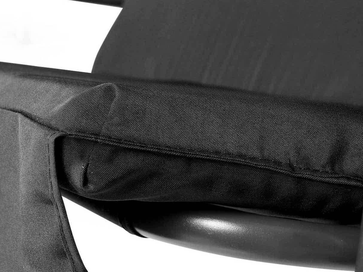 Swing Chair with Canopy - Black
