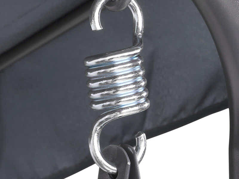 Swing Chair with Canopy - Grey