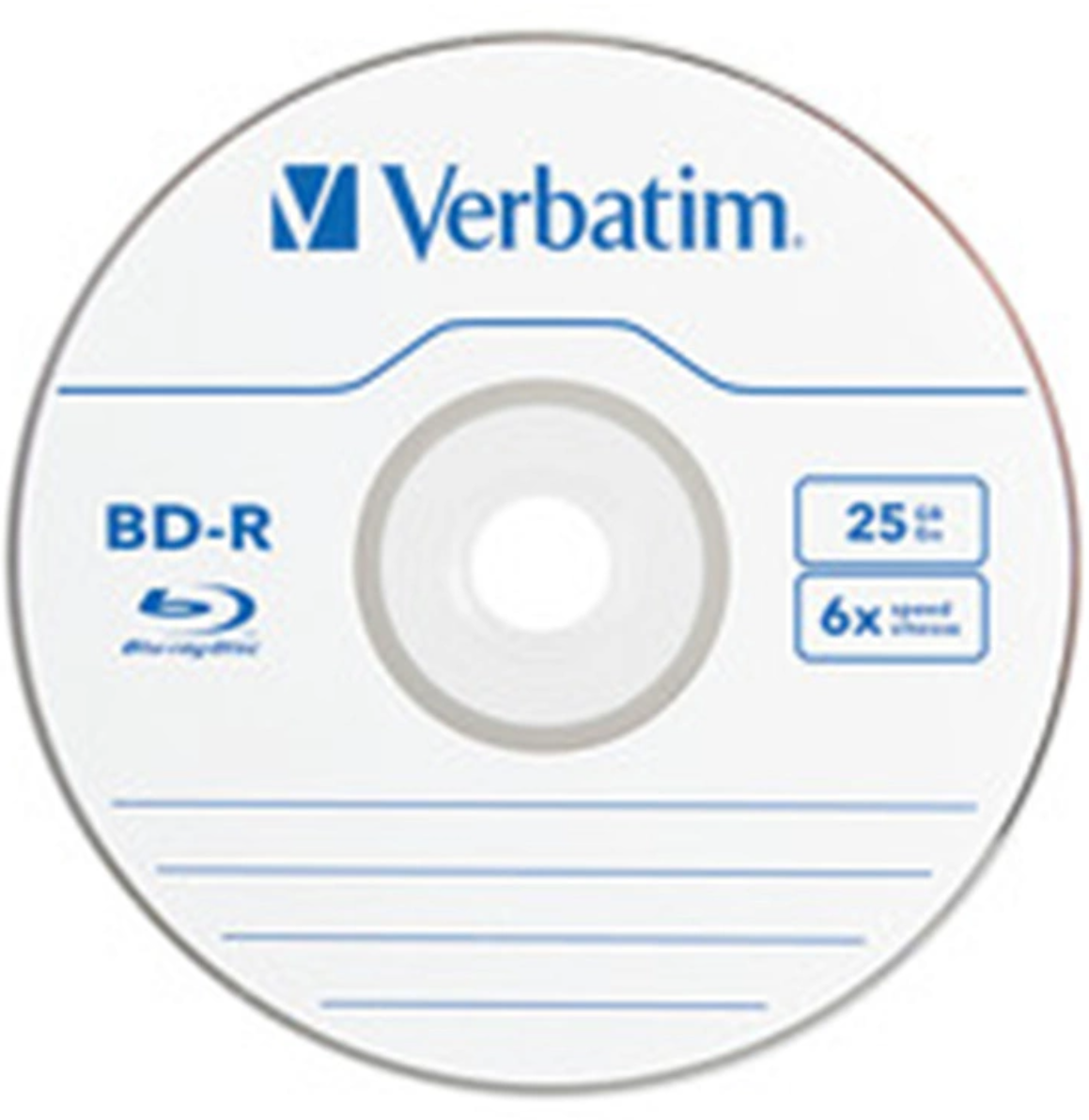 DS PB Verbatim 96910 Blu-Ray 25GB 1 Pack Single Disc in Jewel Case